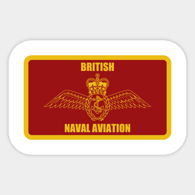 British Naval Aviation Patch Sticker by Tailgunnerstudios